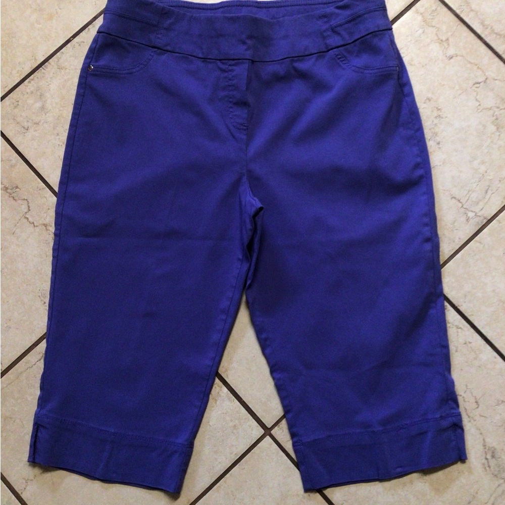 Vibrant Blue Capri Pants